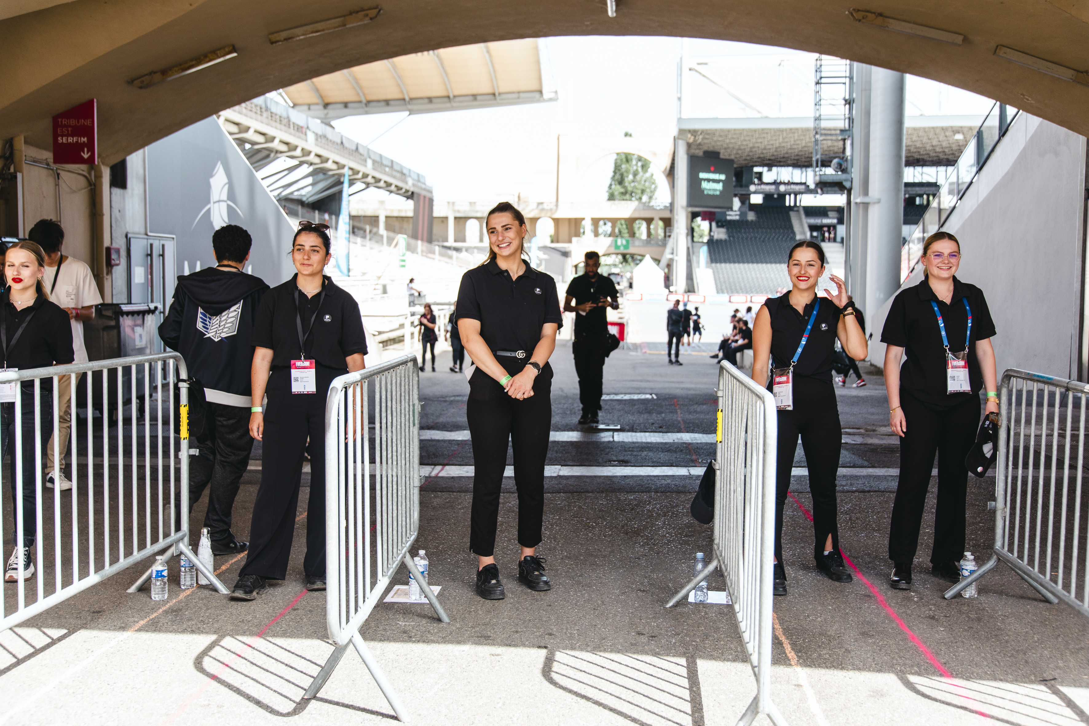 Hôtesses d'accueil Profil à l'Inversion Festival