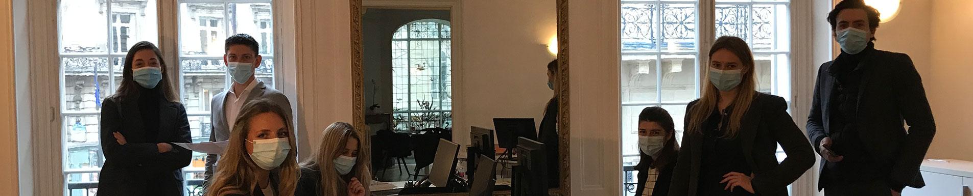 Equipe de l'agence d'accueil Profil à Paris